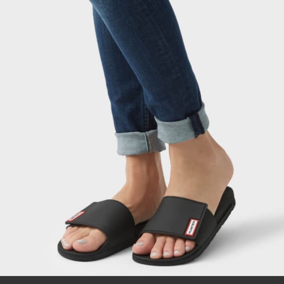 Hunter Shoes - Hunter Black Original Moulded Slides – Women’s Size 10 (Men’s UK 8)